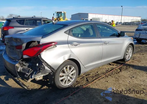 2014 Hyundai Elantra Se из США, поврежденный, VIN KMHDH4AE9EU022859